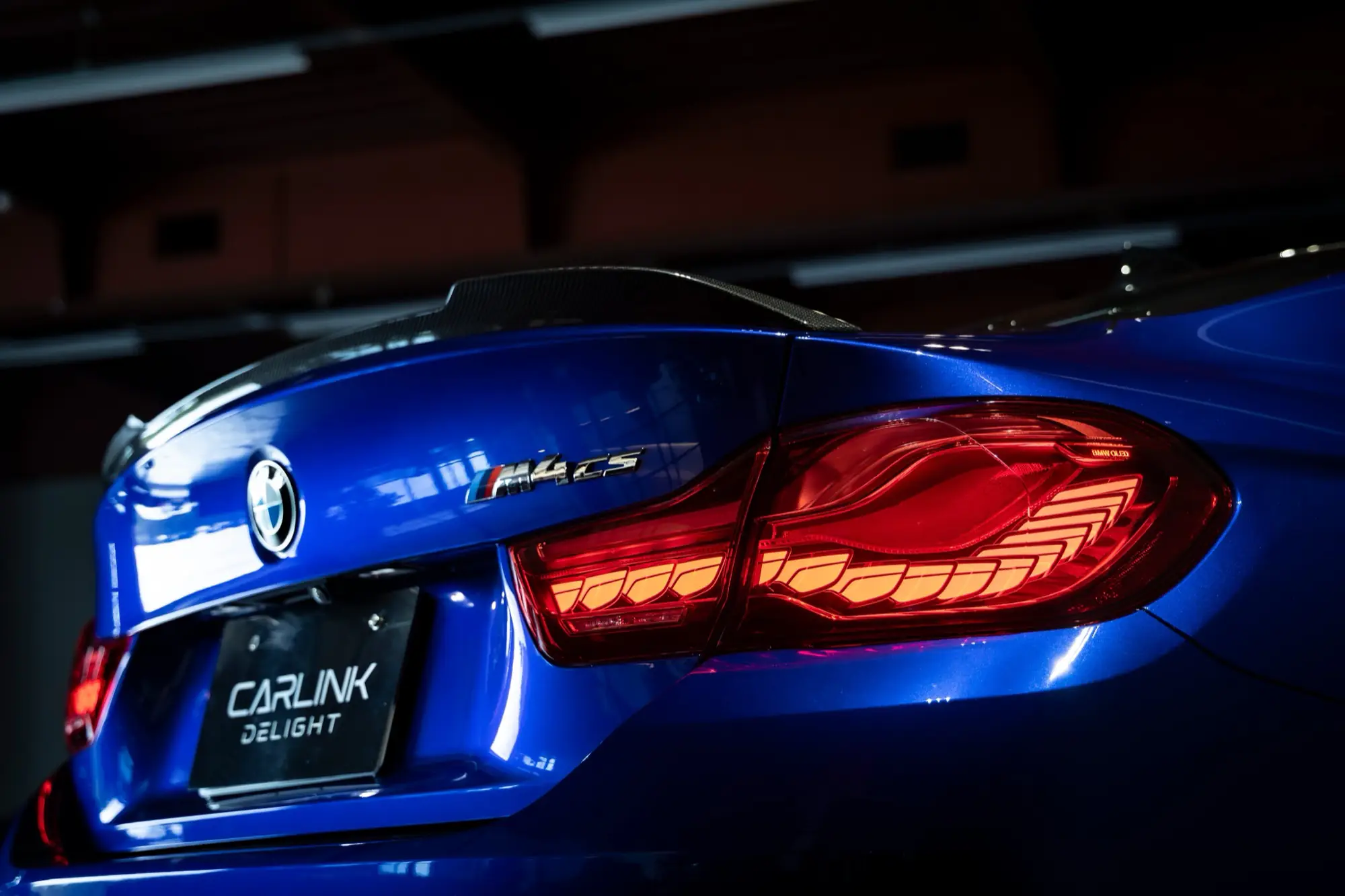 BMW F82 M4 CSのリアビュー